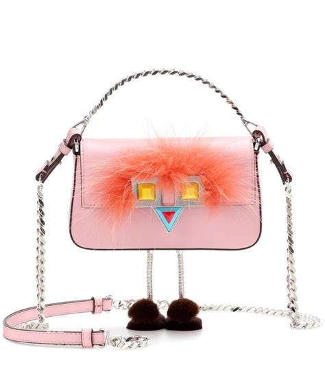 fendi micro baguette fur|fendi baguette pouch.